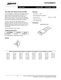 Datasheet HGTG40N60C3 manufacturer Intersil