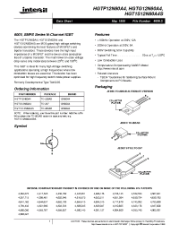 Datasheet HGTP12N60A4 manufacturer Intersil