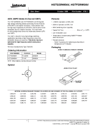 Datasheet HGTP20N60A4 manufacturer Intersil