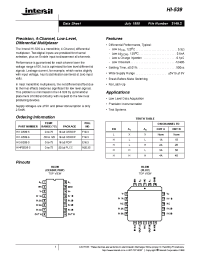 Datasheet HI1-0539-5 manufacturer Intersil