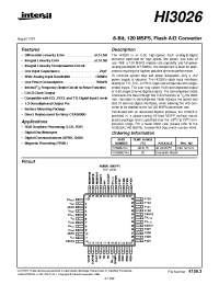 Datasheet HI3026EVAL manufacturer Intersil