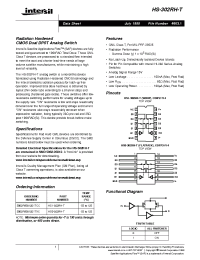 Datasheet HS1-302RH-T manufacturer Intersil