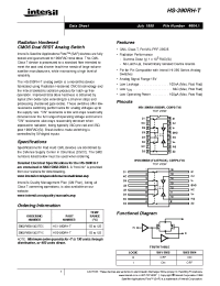 Datasheet HS-390RH-T manufacturer Intersil
