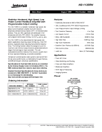 Datasheet HS7-1135RH-Q manufacturer Intersil