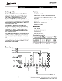 Datasheet HSP48901-30 manufacturer Intersil