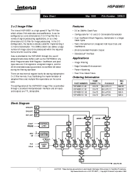 Datasheet HSP48901JC-20 manufacturer Intersil