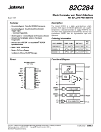 Datasheet ID82C284 manufacturer Intersil