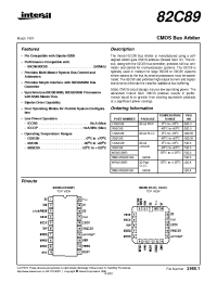 Datasheet ID82C89 manufacturer Intersil