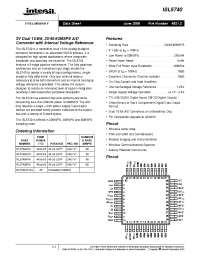 Datasheet ISL5740EVAL manufacturer Intersil