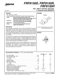 Datasheet RFD12N06RLE manufacturer Intersil