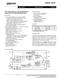 Datasheet X40021S14I-B manufacturer Intersil