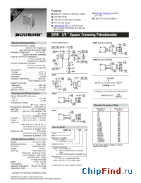 Datasheet 3296P-1-100RLF manufacturer Int Power Sources