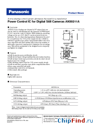Datasheet AN30211A manufacturer Int Power Sources