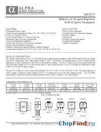Datasheet AS1117R-X manufacturer Int Power Sources