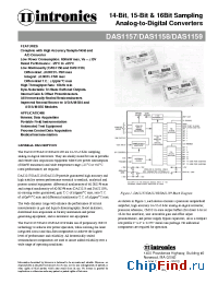Datasheet DAS1158 manufacturer Intronics