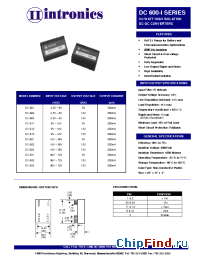 Datasheet DC600-i manufacturer Intronics