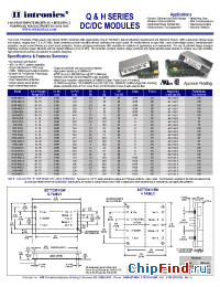 Datasheet H100-24S15 manufacturer Intronics