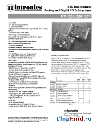 Datasheet RTI-1265 manufacturer Intronics