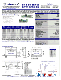 Datasheet S10-5S1.0 manufacturer Intronics