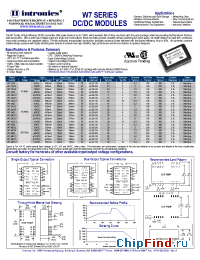 Datasheet W7-12D5 manufacturer Intronics