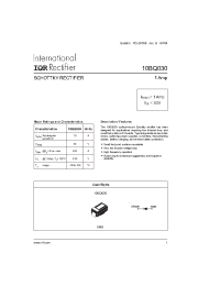 Datasheet 10BQ030TR manufacturer IRF