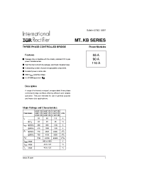 Datasheet 111MT080KB manufacturer IRF
