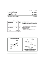 Datasheet 11DQ04 manufacturer IRF