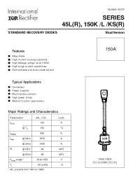 Datasheet 150K10AM manufacturer IRF