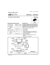 Datasheet 160CNQ040 manufacturer IRF