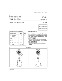 Datasheet 18TQ035STRL manufacturer IRF