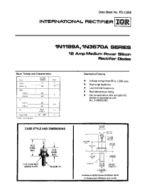 Datasheet 1N1199RA manufacturer IRF