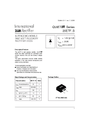 Datasheet 20ETF04S manufacturer IRF