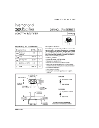Datasheet 241NQ manufacturer IRF