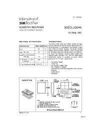 Datasheet 30SCLJQ045 manufacturer IRF