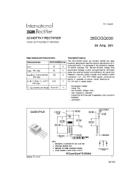 Datasheet 35SCGQ030 manufacturer IRF