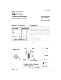 Datasheet 35SGQ045 manufacturer IRF