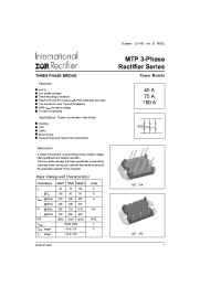 Datasheet 40MT140PB manufacturer IRF