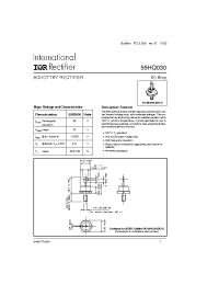 Datasheet 55HQ030 manufacturer IRF