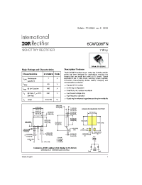 Datasheet 6CWQ06FNTRL manufacturer IRF