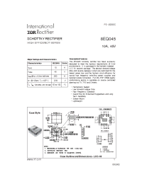 Datasheet 8EQ045 manufacturer IRF