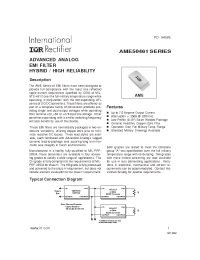 Datasheet AME28461Y-HB manufacturer IRF