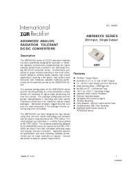 Datasheet AMR2805S manufacturer IRF