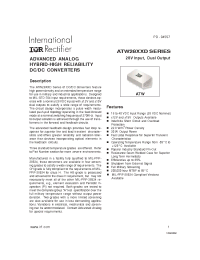 Datasheet ATW2815D manufacturer IRF
