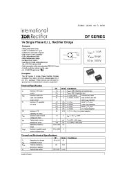 Datasheet DF06STR16 manufacturer IRF