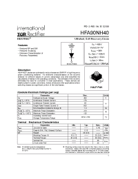 Datasheet HFA90NH40 manufacturer IRF