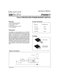 Datasheet IPS0551T manufacturer IRF