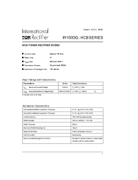Datasheet IR150DG..HCB manufacturer IRF