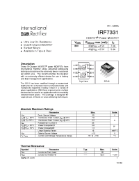 Datasheet IRF7331 manufacturer IRF