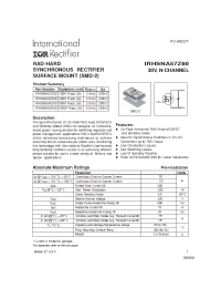 Datasheet IRHSNA57Z60 manufacturer IRF