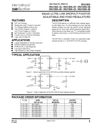 Datasheet IRU1205-25 manufacturer IRF